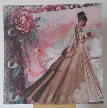 8x8 Wedding Card by Mary Brunton