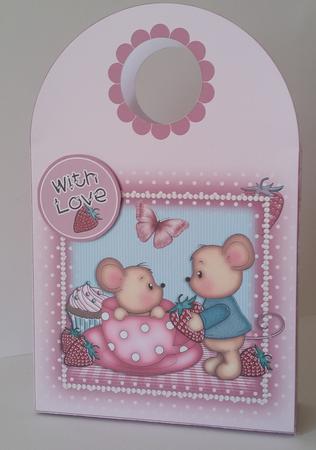 Strawberry Mice Large Gift Bag by Mary Brunton