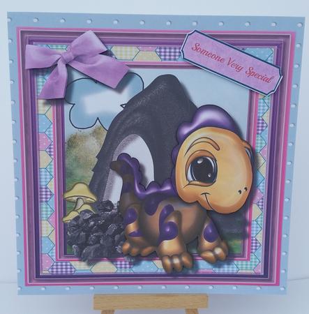 Cute Little Dino Dinosaur  by Mary Brunton
