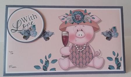 Lady Piggin' Cheers Money Wallet by Mary Brunton