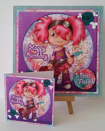 Mini Kit- Little Miss Punk- Oh So Cute by Mary Brunton