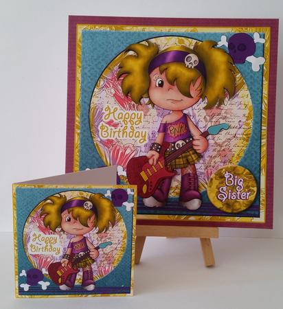 Mini Kit- Little Miss Punk- Oh So Cute #2 by Mary Brunton