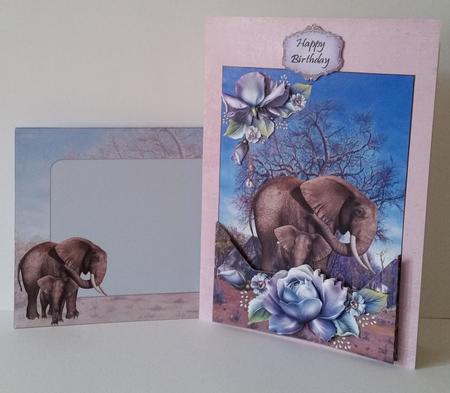 Elephants and Roses Kit by Mary Brunton
