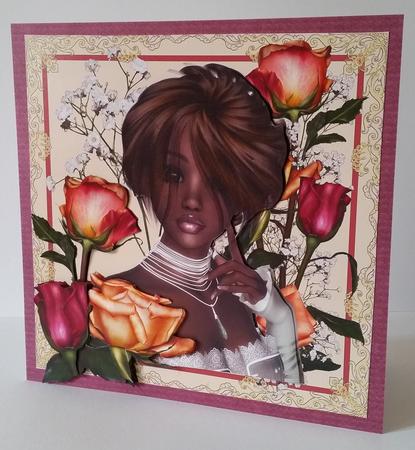 Beauty Adorned with Roses by Mary Brunton