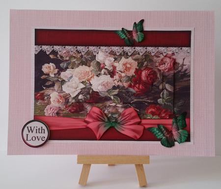 Cardtopper All About Roses 308 by Mary Brunton