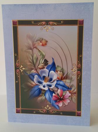 Beautiful Framed Fleur De La Foret with Pyramage by Mary Brunton