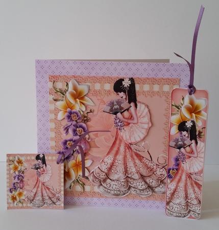 Oriental Dreams Mini Card Kit by Mary Brunton