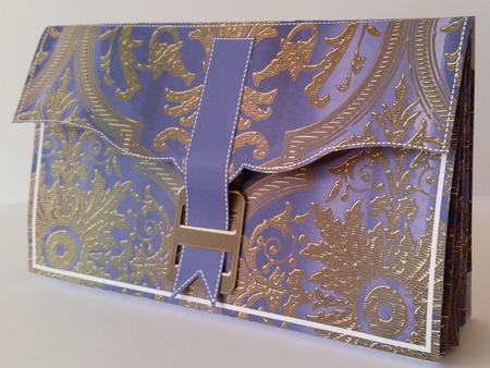 Dark Blue Regal 3D File Purse Mini Kit by Mary Brunton