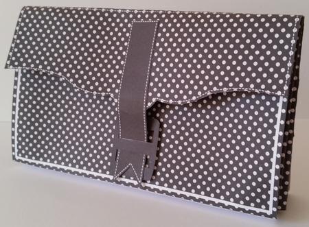 Black Dotty 3D File Purse Mini Kit by Mary Brunton
