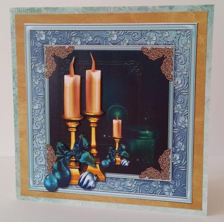 Christmas Candles & Baubles by Mary Brunton