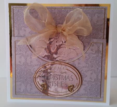 Christmasstream Christmas Wishes 7in Tag Card Front Mini Kit by Mary Brunton
