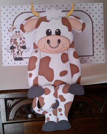 3D on the Shelf Card Kit - Billy Bull by Mary Brunton