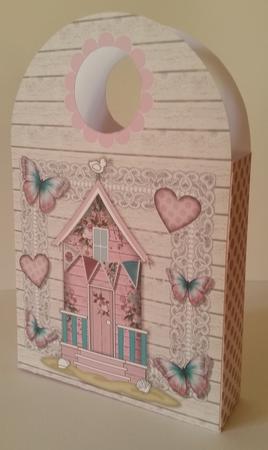Romantic Beach Hut Large Gift Bag by Mary Brunton