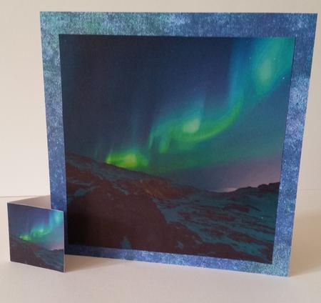 The Aurora Borealis - Nothern Lights + Insert & Tag by Mary Brunton
