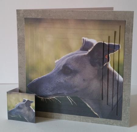 Furry Friends & Familiars - Dogs - Greyhound + Insert & Tag by Mary Brunton