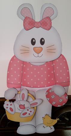 3D on the Shelf Card Kit - Easter Bunny's Bunny Basket & Egg by Mary Brunton