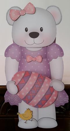 3D on the Shelf Card Kit - Little Livvy Bear's Easter Egg by Mary Brunton