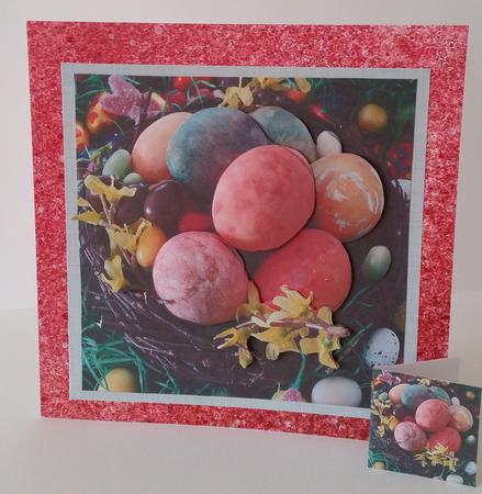 Eostra - Easter - Painted Eggs + Insert & Tag by Mary Brunton