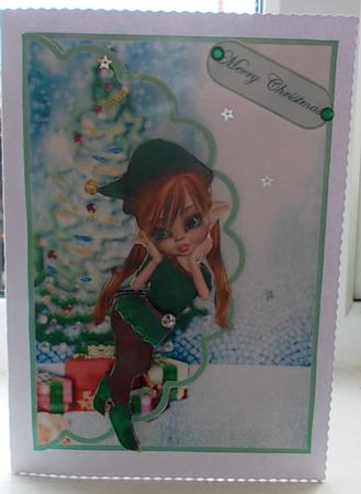 Cheeky Christmas Elf by Mary Furey