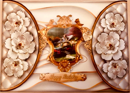 Limoges Clasp - Thatched by Mary Lynn Cox