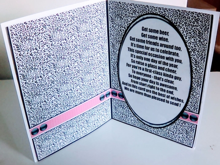 A5 Black or White Pug Blank Insert  by Mary Lynn Cox