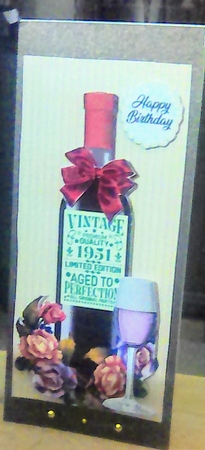 Vintage 1951 Red Wine by Mary Lynn Cox
