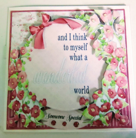 7x7 Mini Kit, Beautiful Hollyhocks  by Mary Lynn Cox
