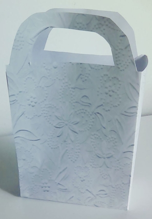 Floral embossed effect gift bag 7 by Mary Lynn Cox