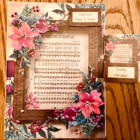Christmas Carol Sheet Music - We Three Kings Of Orient Are A5 by Mary Lynn Cox