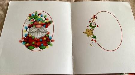 6x6 Santa Gnome insert by Mary Lynn Cox