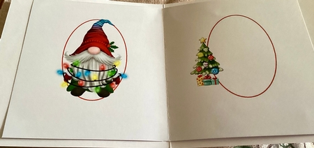 6x6 Santa Gnome 3 insert by Mary Lynn Cox