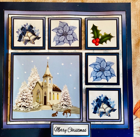 Sampler White Church by Mary Lynn Cox
