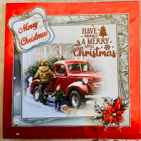 Merry Little Christmas 6X6 Topper Sheet #3  by Mary Lynn Cox