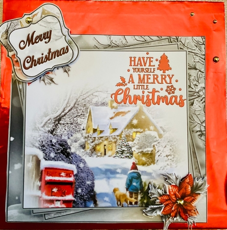 Merry Little Christmas 2 6X6 Topper Sheet #2  by Mary Lynn Cox