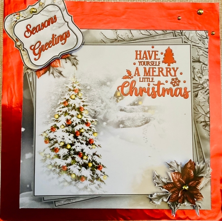 Merry Little Christmas 2 6X6 Topper Sheet #4  by Mary Lynn Cox