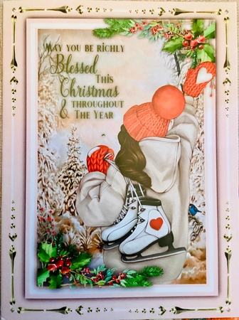 A5,Quick Print and Fold Christmas  4 by Mary Lynn Cox