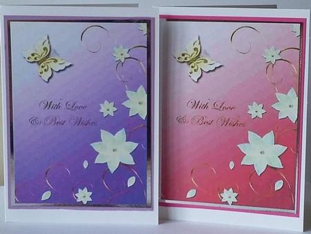 With Love & Best Wishes Atc Cards by Mary McDaid
