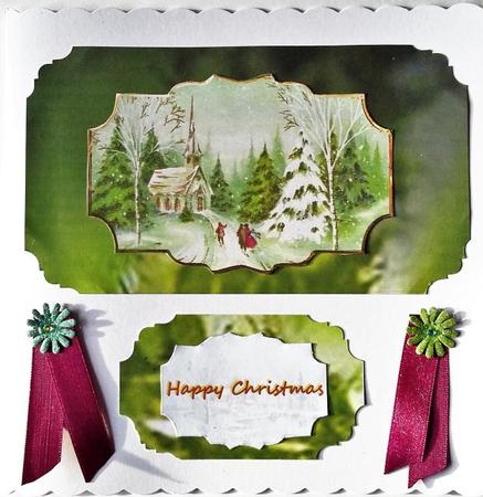 Christmas Vintage Toppers by Mary McDaid