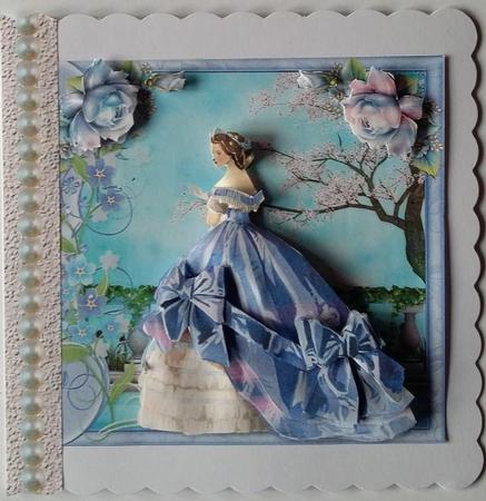 Victorian Lady in Lilac Mini Kit by Mary McDaid