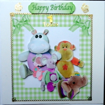 Cuddly Toys Stuffed with Love, in Gingham with Bows by Mary Murphy