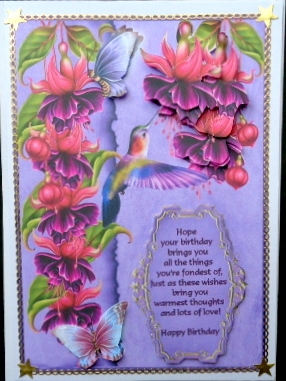 Petals and Wings Birthday/belated by Mary Murphy