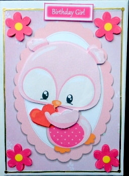 Cute Pink Bird by Mary Murphy