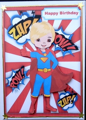 Super Hero Blond, Zap, Pow, Wham by Mary Murphy