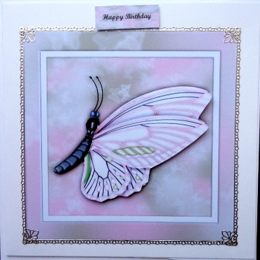Beautiful Butterfly in Lavender by Mary Murphy