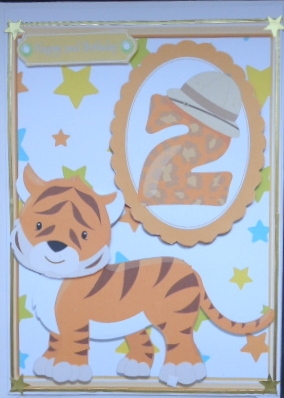 Happy 2nd Birthday Tiger by Mary Murphy