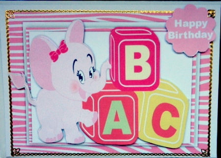 Ellie and Her Birthday Blocks  , Pink by Mary Murphy