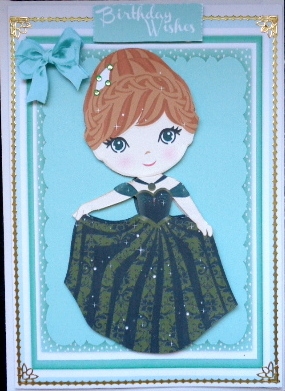 Beautiful Ana in her Party Dress,  by Mary Murphy