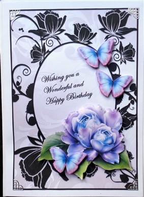 Special Bleu Roses by Mary Murphy