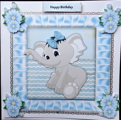 New baby BOY baby Elephant by Mary Murphy
