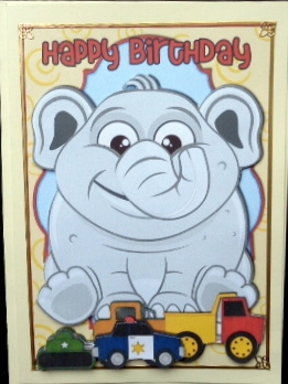Happy Birthday - Little Elephant by Mary Murphy